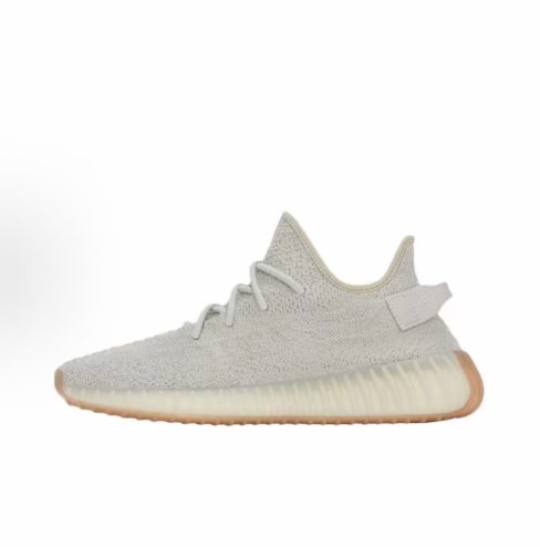 adidas originals Yeezy Boost 350 V2 Ice cream Bone fabric second-generation low-top casual shoes for men and women, white