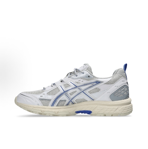 Asics GEL-NUNOBIKI back-to-school trendy, comfortable, simple, fashionable, shock-absorbing, anti-slip, low-top casual life shoes for men and women, white and blue >