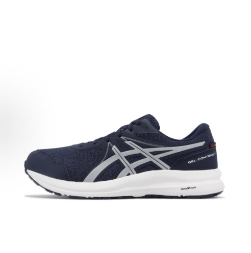 Asics GEL-Contend 7 fashionable, comfortable, lightweight fabric SYNTHETIC leather breathable, durable, shock-absorbing, low top casual long distance running, short distance urban commuting running shoes, men and women white