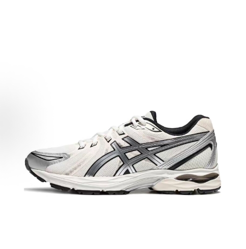Asics Gel-Flux CN Comfortable shock-absorbing denim fabric synthetic leather Shock-absorbing Wear-resistant Low-top training running shoes Men and women Grey
