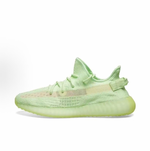 adidas originals Yeezy Boost 350 V2 Ice cream Bone fabric second-generation low-top casual shoes for men and women, white