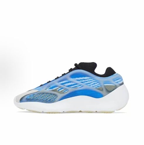 adidas originals Yeezy boost 700 V3 fabric synthetic leather Trendy Retro Snow Rainbow Anti-slip Wear-resistant Wrap Lightweight low-top dad shoes for men and women unisex pink and purple >