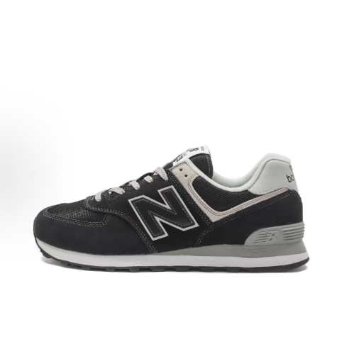 New Balance NB 574 Classic Retro versatile couple fabric shock-absorbing, wear-resistant, breathable low-top running shoes for men and women in blue and white