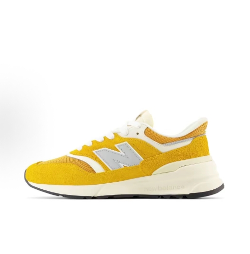 New Balance NB 997R Comfortable, versatile synthetic leather, wear-resistant, breathable, low-top casual running shoes for men and womem, blue and white