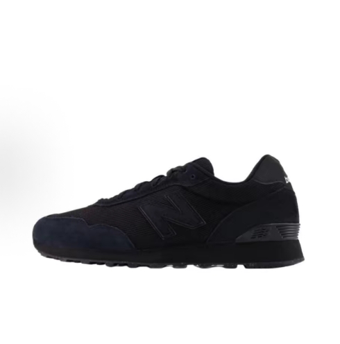 New Balance NB 515 comfortable, soft, anti-slip, wear-resistant, low-top casual shoes for both men and women, black