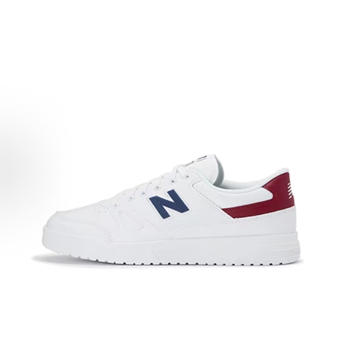 New Balance NB Ct20 fabric artificial leather Comfortable, breathable, anti-slip low-top sneakers for men and women, white D-width