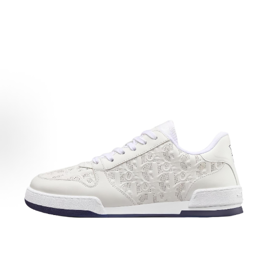 DIOR One white sneakers leather cutout low-top, low-top fashion sneakers for women in white gold