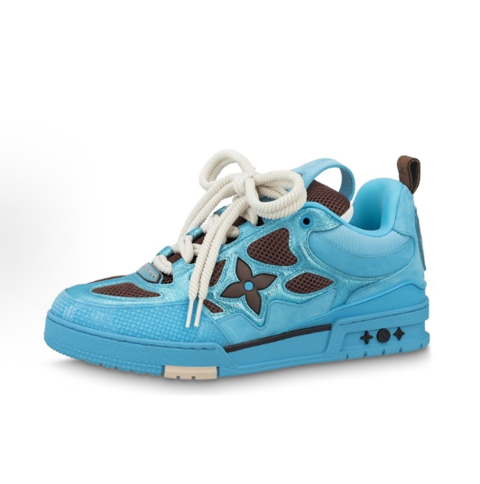 LOUIS VUITTON Skate Lace-up low-top Low-top Fashion Skate for men and women in brown