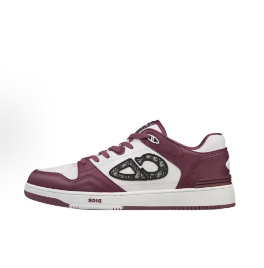 DIOR B57 calfskin jacquard CD logo Low-top sneakers for men and women in grey