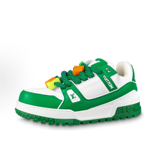 LOUIS VUITTON Trainer Maxi Lace-up low-top Fashion sneakers for Men in white