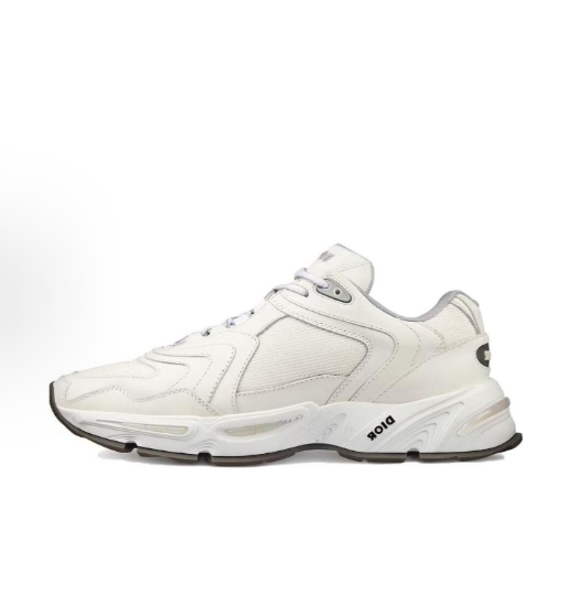 DIOR CD1 low-top sportswear casual shoes for men  and wpmen in grey and white