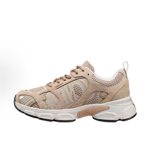 DIOR Chrono Round-toe lace-up Sports Running Shoes, Casual shoes for Women, pink