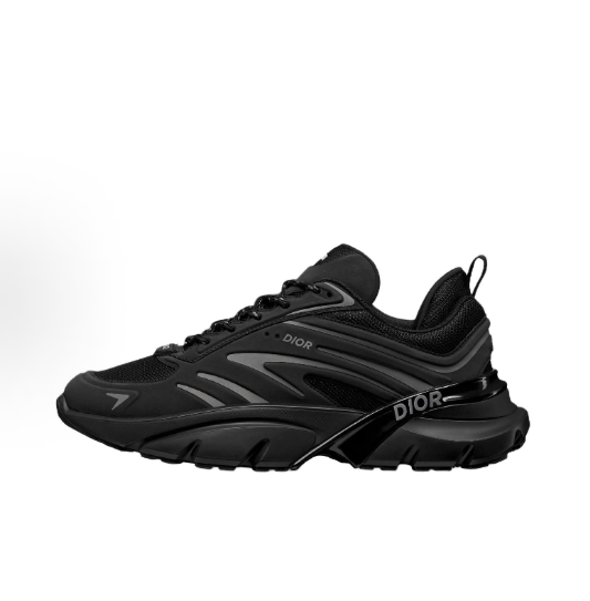 DIOR B44 Blade Round-toe Lace-up Low-top Casual Shoes for Men and women in Black