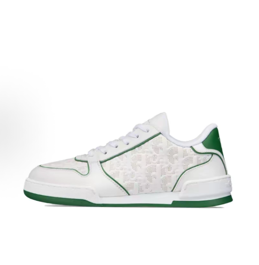 DIOR One white sneakers leather cutout low-top, low-top fashion sneakers for women in white gold