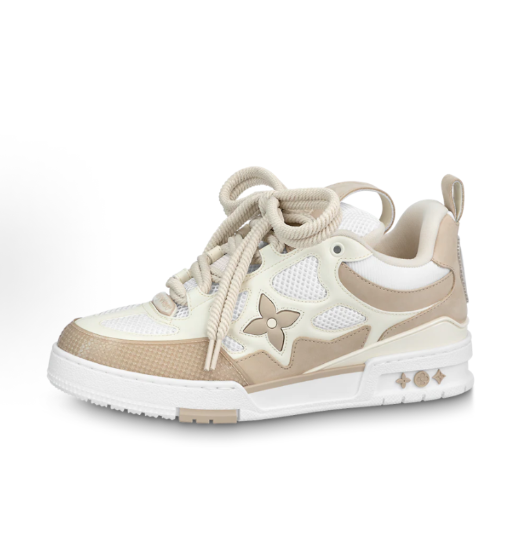 LOUIS VUITTON Skate Lace-up low-top Low-top Fashion Skate for men and women in brown