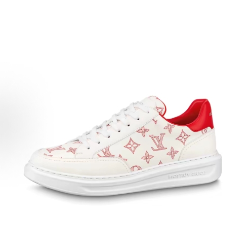 LOUIS VUITTON Beverly Hills Low-top Fashion sneakers for men and women in white