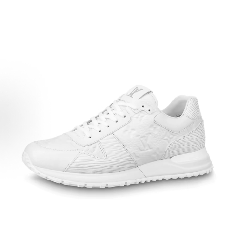 LOUIS VUITTON Run Away anti-slip, wear-resistant, breathable, low-top sports and casual shoes for men and women in white and grey