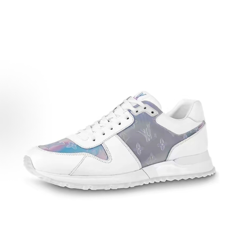 LOUIS VUITTON Run Away anti-slip, wear-resistant, breathable, low-top sports and casual shoes for men and women in white and grey