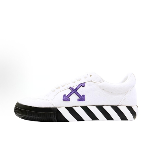 OFF-WHITE Vulcanized low-top vulcanized sports fashion sneakers for men in black