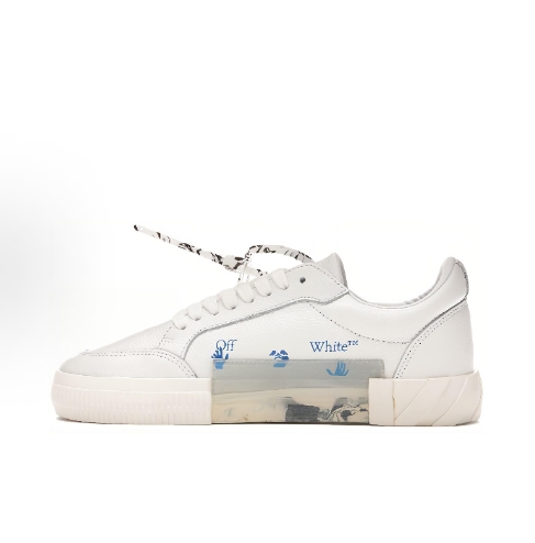 OFF-WHITE Vulcanized low-top vulcanized sports fashion sneakers for men in black