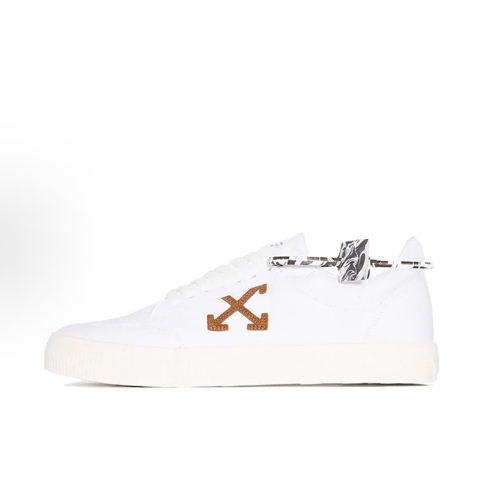 OFF-WHITE Vulcanized low-top vulcanized sports fashion sneakers for men in black