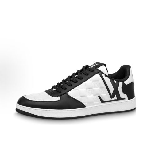 LOUIS VUITTON Rivoli low-top lace-up Low-top Fashion sneakers for men in black and white