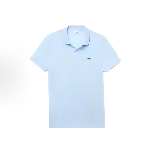 LACOSTE French crocodile logo embroidered business casual breathable classic versatile fashion sporty simple solid color comfortable, slim and capable, lapel-neck pullover short-sleeved Polo shirt for men and women