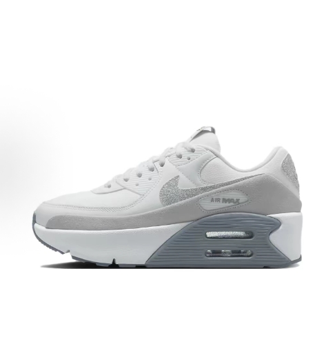 Nike Air Max 90 LV8 Comfortable, Soft, low-top casual shoes for women, white