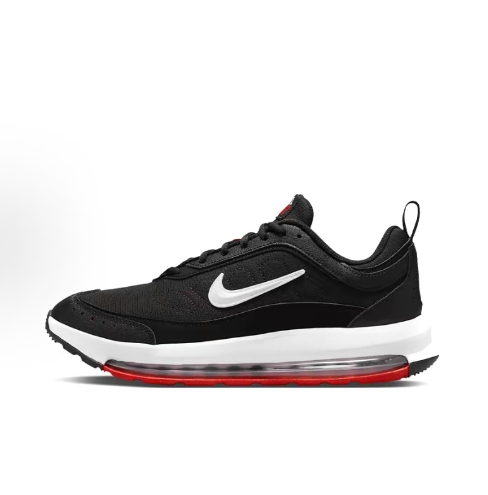 Nike Air Max AP Casual, Comfortable, breathable, wear-resistant, low-top casual urban commuting running shoes for men and women, white and red