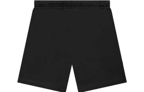 Fear of God Essentials SS22 Stretch Limo Letter Logo Printed Flocked Sport American Heavyweight Casual Shorts, Men and women Black style >