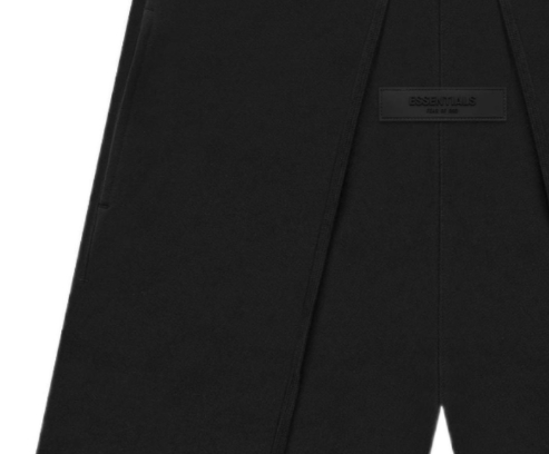 Fear of God Essentials SS22 Stretch Limo Letter Logo Printed Flocked Sport American Heavyweight Casual Shorts, Men and women Black style >