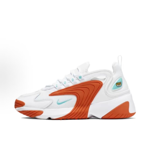 Nike Zoom 2K Air Fast foam synthetic Leather fabric anti-slip and breathable middle top air cushion Casual Urban commuting running shoes for men and women Black and White Panda