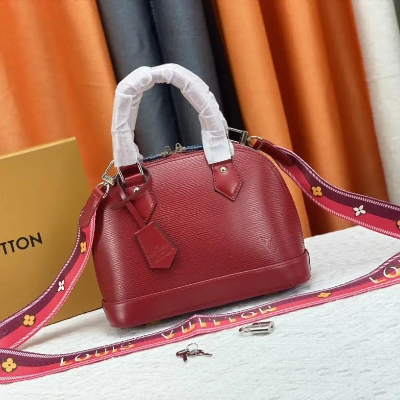 Louis Vuitton LV Alma BB PM Shoulder Bag Monogram Damier Ebene M53152