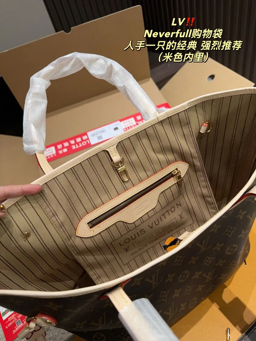 【Flash Sale】LOUIS VUITTON LV Monogram Neverfull MM Tote Bag