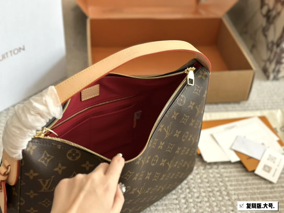 Louis Vuitton Slouchy MM Shoulder Bag Handbag
