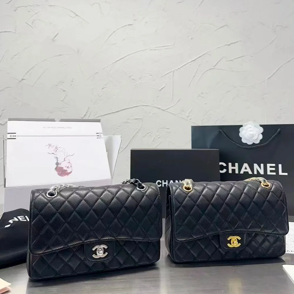 Chanel Caviar CF Medium 25CM Shoulder Bag