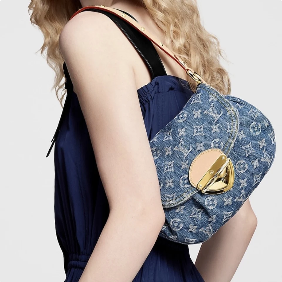Louis Vuitton LV Sunset Denim Handbag