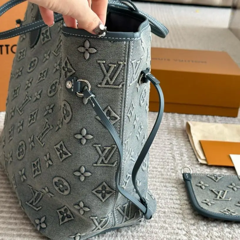 Louis Vuitton LV Neverfull Shoulder Bag Tote Shopping Bag