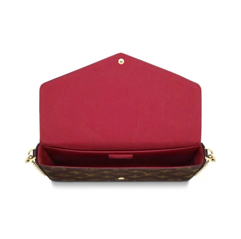 [Flash Sale] LV Félicie Monogram Canvas Fuchsia Crossbody Bag