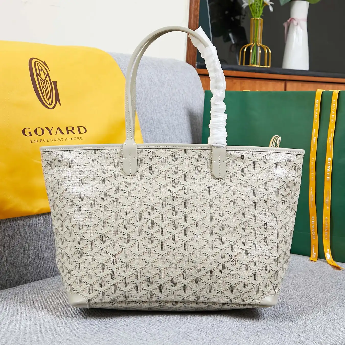 Goyard Artois Tote Zipper Handbag Shoulder Bag