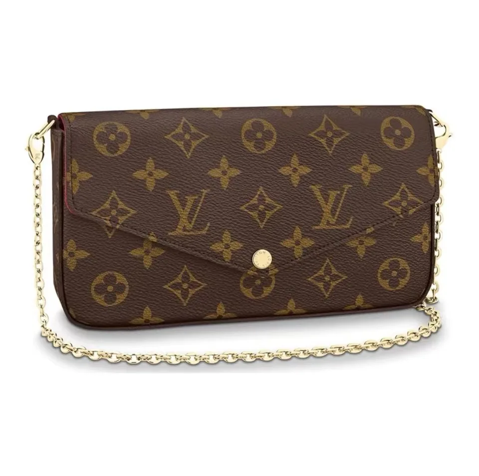 [Flash Sale] LV Félicie Monogram Canvas Fuchsia Crossbody Bag
