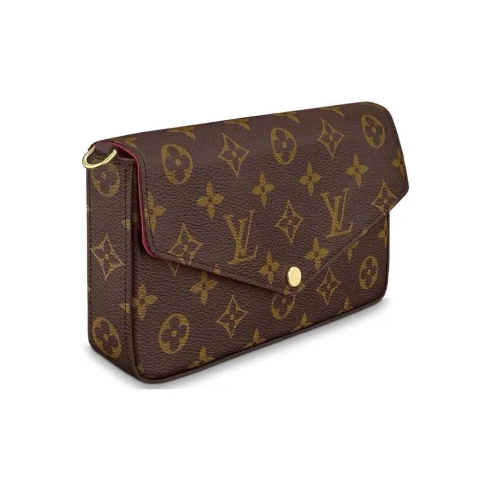 [Flash Sale] LV Félicie Monogram Canvas Fuchsia Crossbody Bag