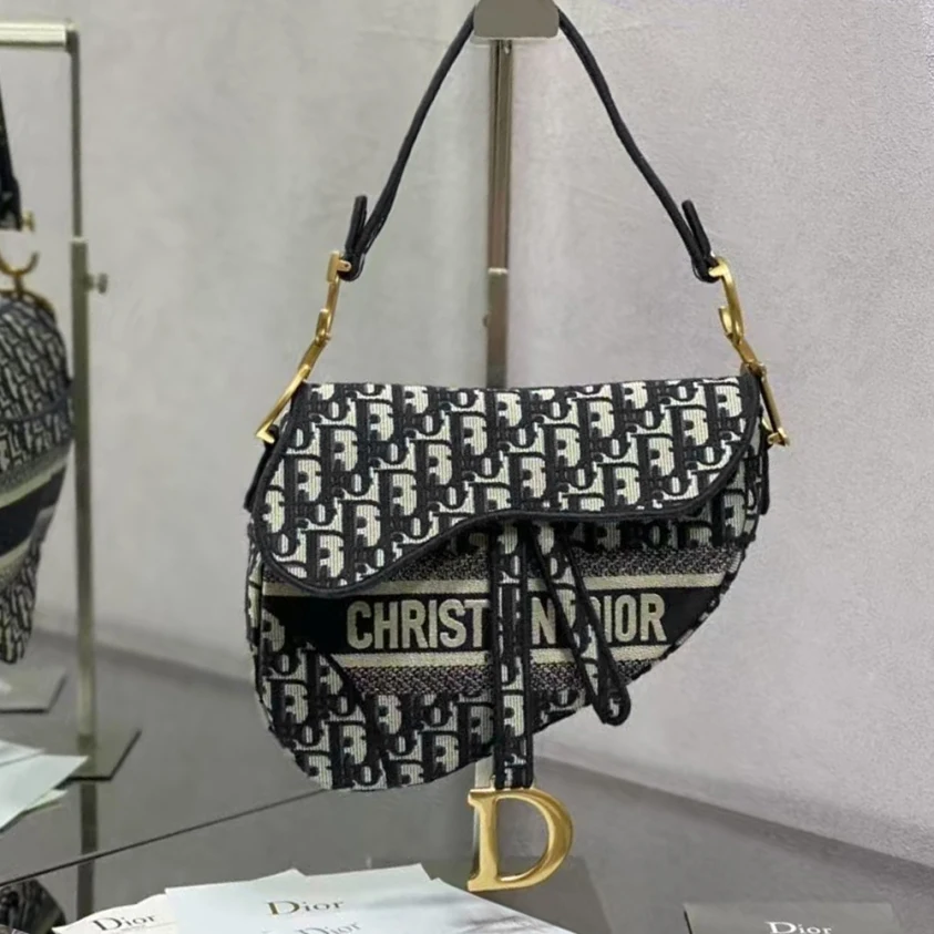 Dior Saddle Bag With Strap
