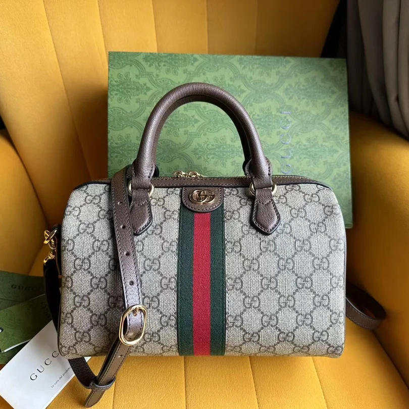 Gucci Ophidia Double G Logo Shoulder Crossbody Canvas Bag Tote Bag 10A Quality 772061