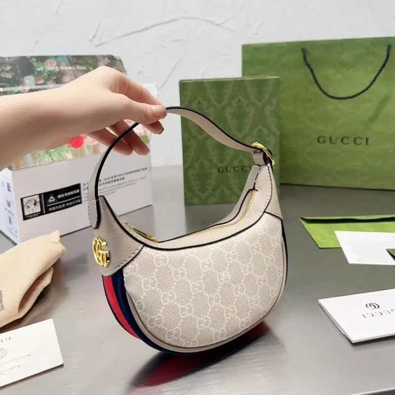 Gucci Ophidia Canvas&Leather Shoulder Bags Handbag