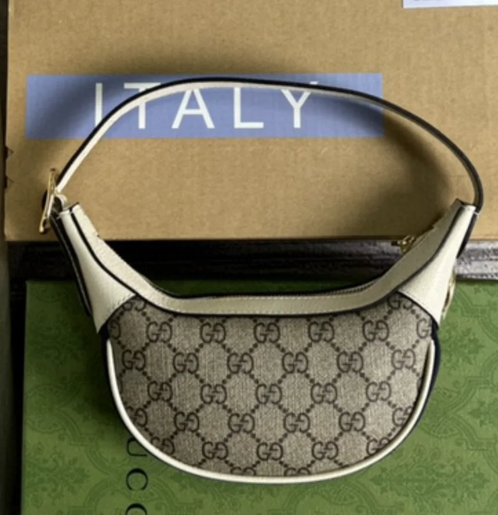 Gucci Ophidia Canvas&Leather Shoulder Bags Handbag