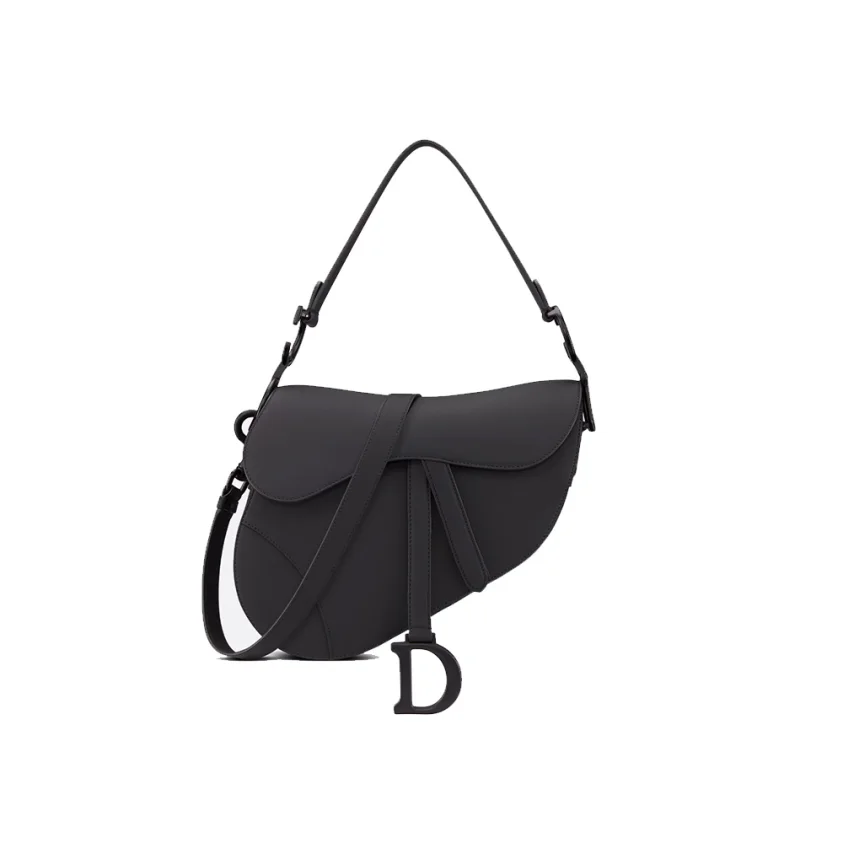 Dior Saddle Bag Matte Leather Shoulder Bag