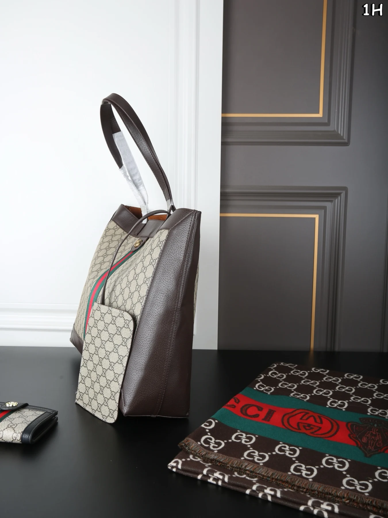GUCCI Tote Bag + Scarf + Wallet