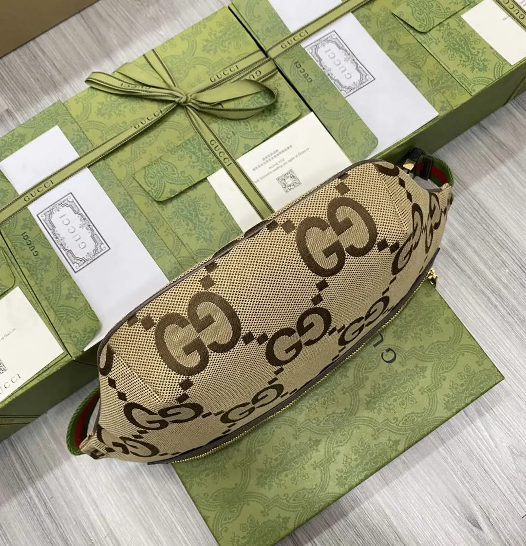 Gucci Canvas And leather Crossbody Shoulder Bag Belt Bag Bumbag