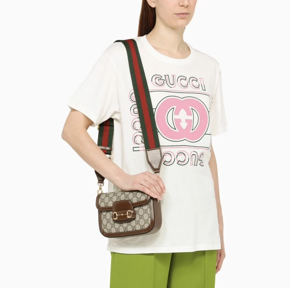 GUCCI 1955 Horsebit Shoulder Bag Mini Handbag